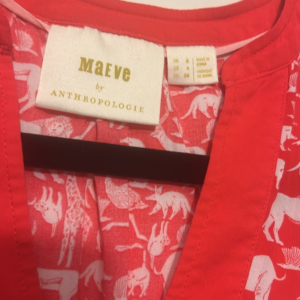 Maeve size 4/small super cute tank top! Worn once - Picture 2 of 3